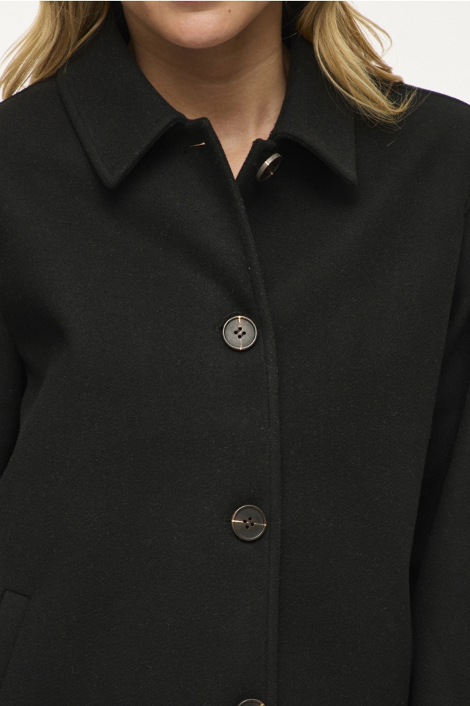 VICLAUDIA L/S JACKET- NOOS 14107786 Black Beauty